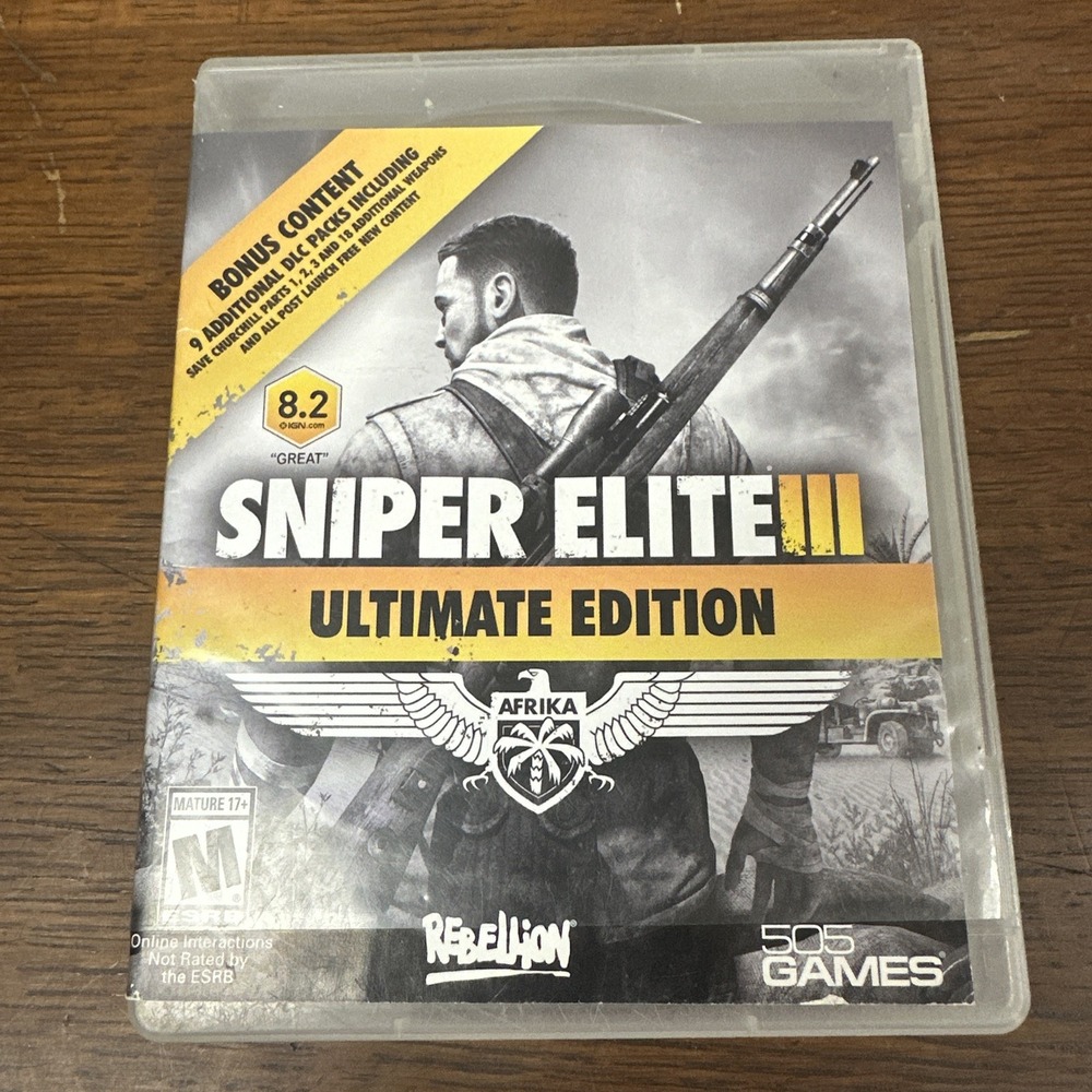Sniper Elite III -- Ultimate Edition (Microsoft Xbox One, 2015)